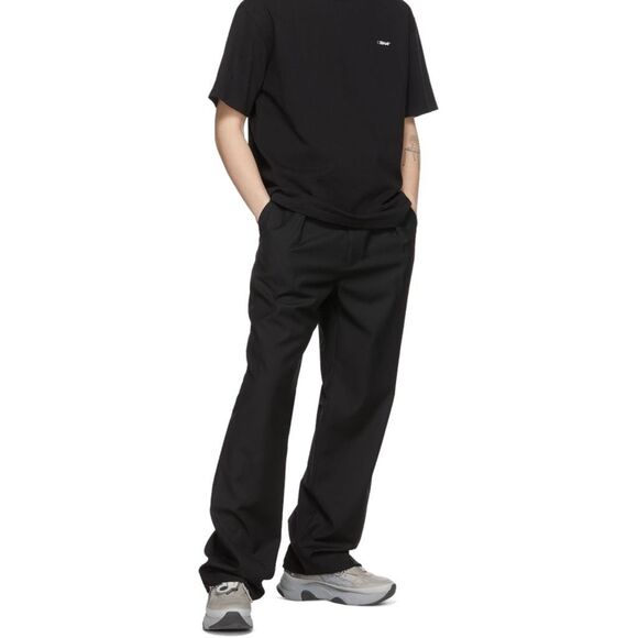 C2H4 Filtered Reality Folded Waist Tailored Trouser R002-056 - Sz Large - Black - Picture 1 of 12